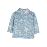 Graphic Print Denim Jacket